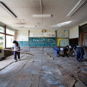 「海と山の学校」（宮城県石巻市雄勝町）