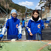 「三陸ひとつなぎ自然学校」（岩手県釜石市）